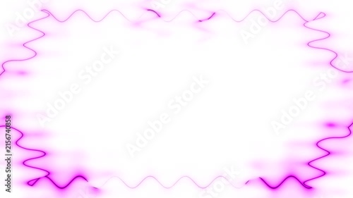 Abstract Purple Frame, Digital Art, Glowing Border, White Background,  Vibrant Hues,  Modern Design,  Elegant Style,  Creative Artwork