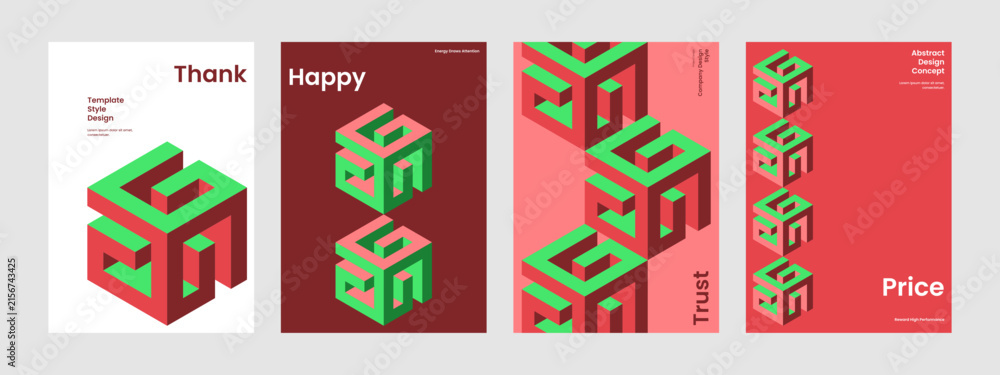 Fototapeta premium Creative Brochure Layout. Geometric Background Template. Abstract Report Design. Banner. Book Cover. Poster. Business Presentation. Flyer. Journal. Advertising. Handbill. Leaflet. Catalog