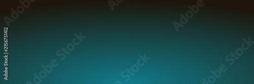 Panoramic Dark Turquoise Blue Bottom Origin Radial Gradient Background - Horizontal Semi Radial Glow Light