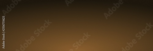 Panoramic Warm Amber Bronze Bottom Origin Radial Gradient Background - Horizontal Semi Radial Glow Light