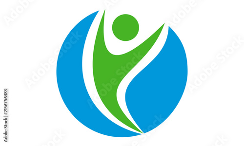 people care in hand logo template for charity