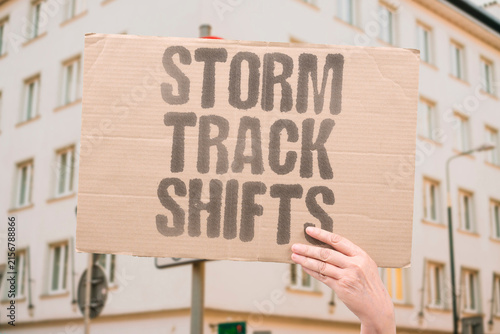 Fotografie "Storm Track Shifts" The winds move north, and the weather that used to stay away now visits