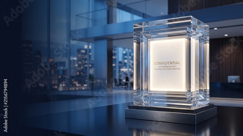 Confidential Business Document and Secure Corporate Information