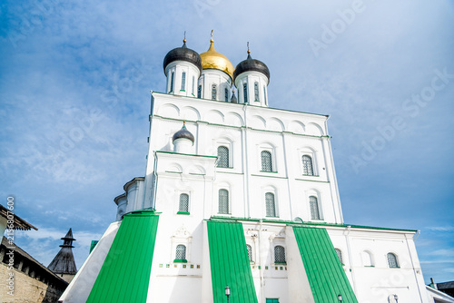 Fotografía Holy Trinity Cathedral orthodox christianity temple in Pskov Kremlin, Russia