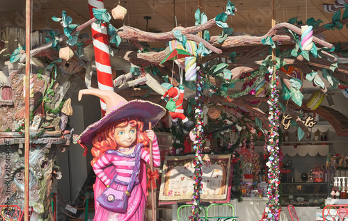 Christmas decor at the streets of Limassol, Cyprus     