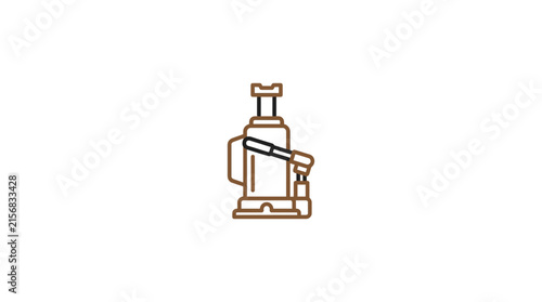 Hydraulic Bottle Jack Icon