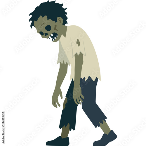 Halloween Zombie Illustration