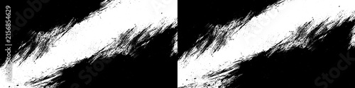 Obraz na płótnie Grunge brush stroke texture overlay distress vector background paint stripe isol