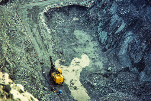 Foto From the Bjørnevatn iron ore mine near Kirkenes, Finnmark, Norway