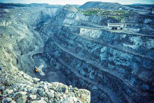 Konstfotografi From the Bjørnevatn iron ore mine near Kirkenes, Finnmark, Norway
