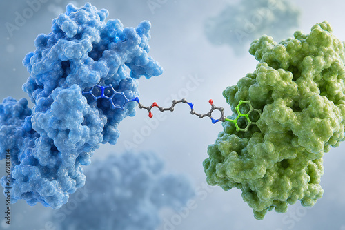 PROTAC molecular bridge between two protein surfaces