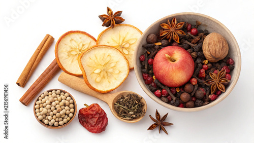 Herbal Tea Ingredients with Anise Lotus Seed and Cordyceps