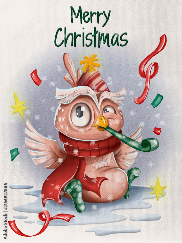 Fototapeta premium New Year's card