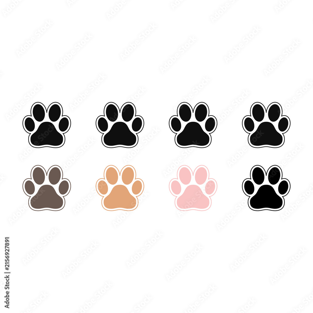 paw print vector