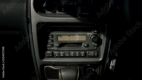 Inserting a Music CD into a Stock Period-Correct Car Audio System  |  Japan