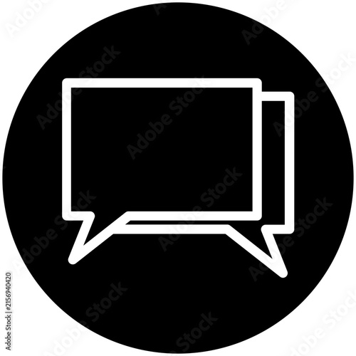 chat balloon for e commerce element web design or graphic design