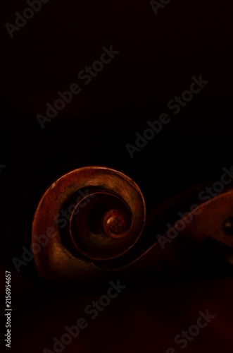 Fotografie Volute violon jeux de lumière sensuel