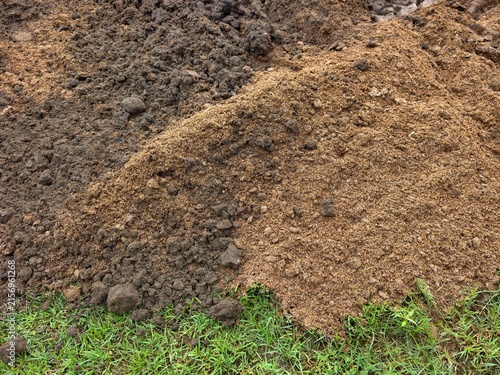 Fotografía Compost made from animal manure.