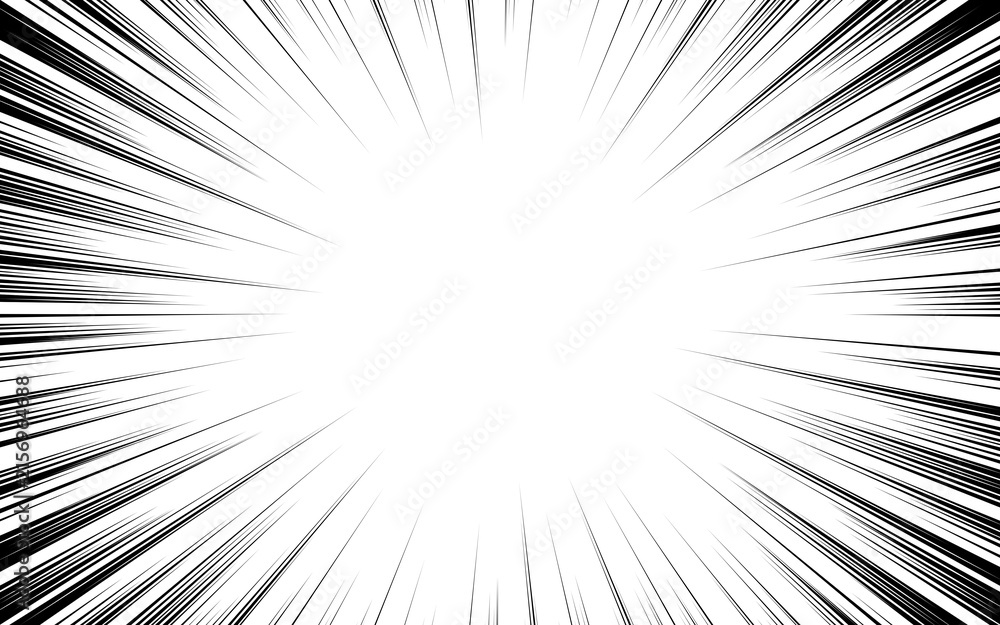 Fototapeta premium Blank comic abstract background template