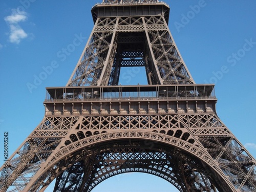 Photography eiffel tower in paris