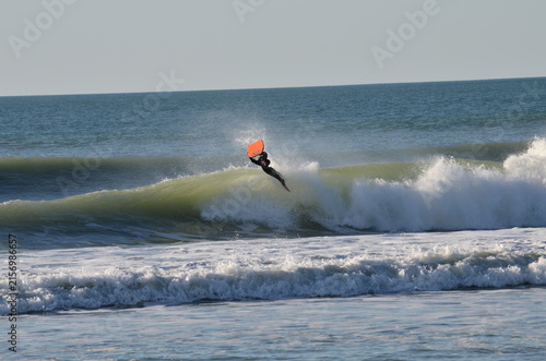 Принти на полотні Surf bodyboard puissant