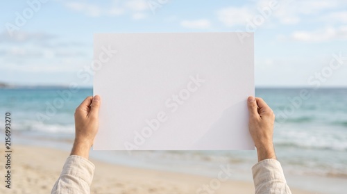 Minimal Blank Sign With Large Copy Space for Design