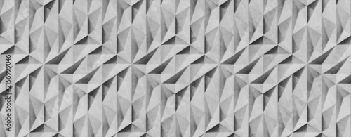 Geometric Patterns of Light and Shadow on Textured Surface