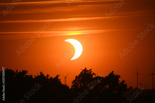 partielle Sonnenfinsternis über Deutschland