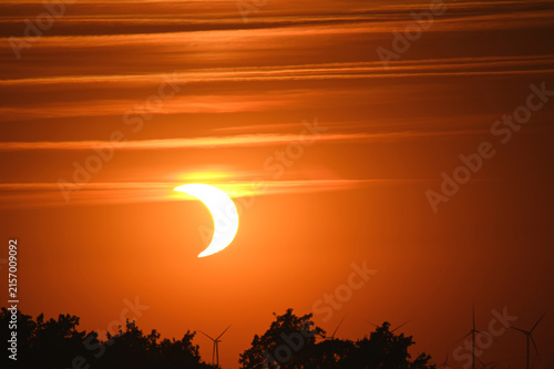 partielle Sonnenfinsternis über Deutschland