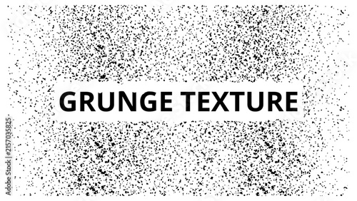 Black and White Grunge Texture Background with Dot Grain Noise Pattern