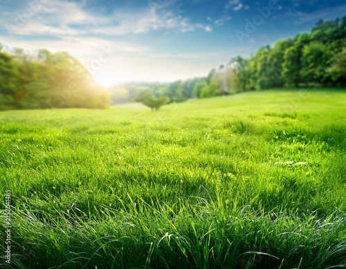 lush green grass meadow background