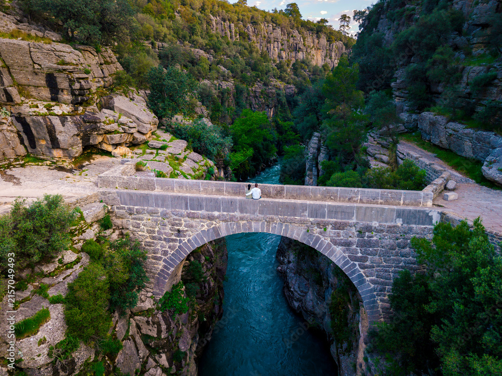 Fototapeta premium Explore the stunning landscapes of Koprulu Canyon National Park in scenic Turkey