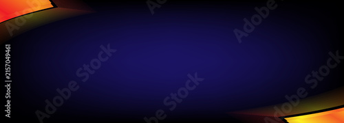 Abstract vector background design with dark blue with background orange geometric
