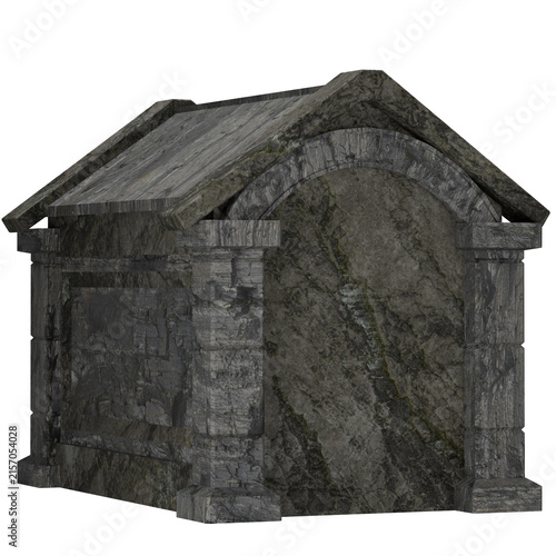 Quadro su tela Ancient Stone Crypt Mausoleum Tomb