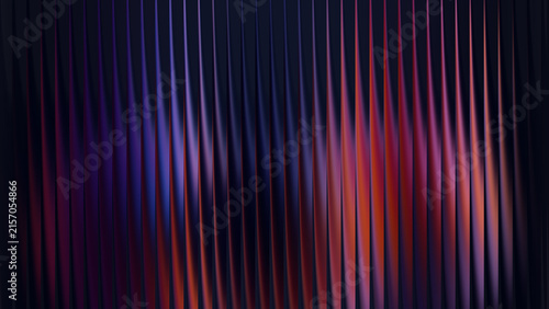 Smooth flowing vertical lines in vibrant purple and orange hues creating an abstract background.