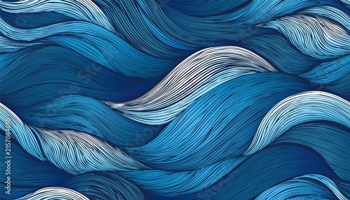 seamless pattern with infinity waves design for backdrops with sea rivers or water texture