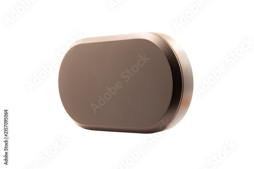 Black Portable MIFI device isolated on white background