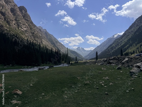 high mountain landscape