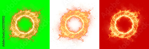 High-contrast fiery ring texture with vibrant glow and swirling patterns ideal for backgrounds, overlays, digital art, and dynamic graphic design projects.