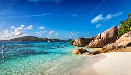 anse sous d argent beach with granite boulders