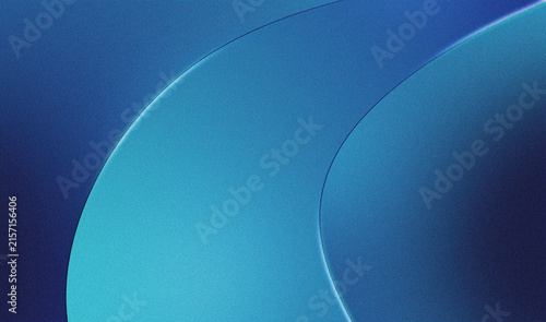 Soft Blue Curves with Subtle Grain Texture