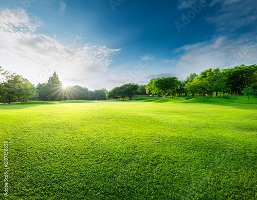 green sward filed and garden scenery green grass at the natural park