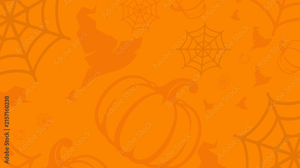 Seamless halloween background pattern with pumpkins and spider webs halloween background seamless spiderweb celebration wallpaper decoration repetitive illustration wrapping invitation