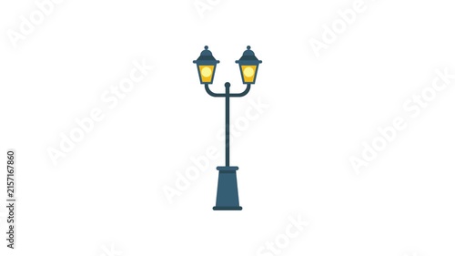 Street Light Icon Animation