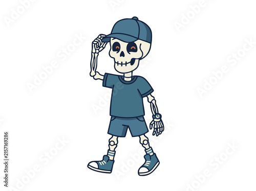 Halloween Skeleton adjusting cap