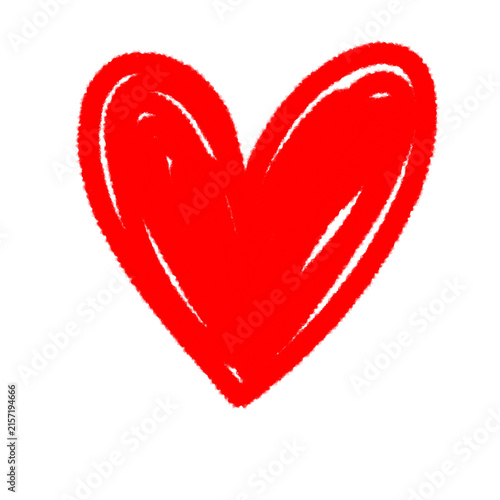 Textured Red Heart Scribble Graphic - Hand-Drawn Red Heart Illustration on Black Background for Valentine's Day emotional, wedding themes, love concepts, sticker. 