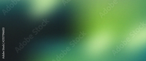Abstract blurred green background with grainy texture, soft light gradient, natural forest or meadow atmosphere, artistic wallpaper design, smooth transitions, vibrant organic colors for design.