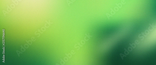 Canvas Print Abstract green background with soft light and grainy texture, vibrant lime and f