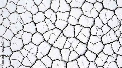 Aerial salt flat abstract - white polygon patterns on Utah Bonneville, Professional Editorial Nature Photograph.