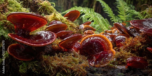 The immortality fungus featuring ganoderma lucidum